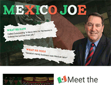 Tablet Screenshot of mexicojoe.com